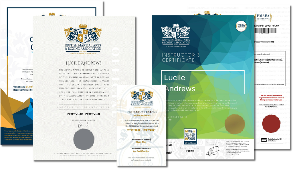 Martial Arts Instructor Certification & Licensing British Martial
